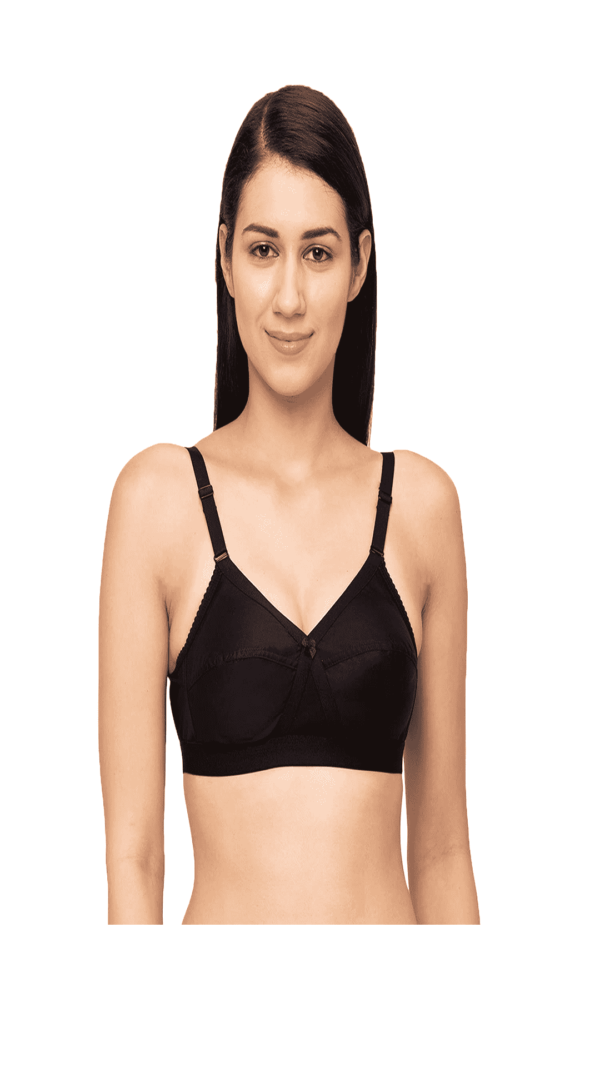 black cotton bras for women