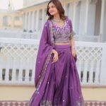 Chinnon Lehanga with Heavy Embroidery